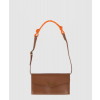 미우미우 가죽 및 코드 숄더 스트랩이 달린 가죽 지갑 5MT025