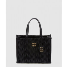 미우미우 마테라쎄 나파 가죽 토트백 5BG258