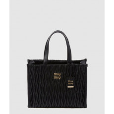 미우미우 마테라쎄 나파 가죽 토트백 5BG258