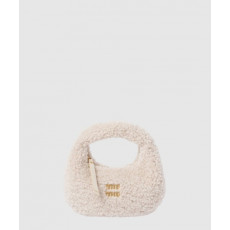 미우미우 완더 세틴 크리스털 미니 호보 백 5BP078