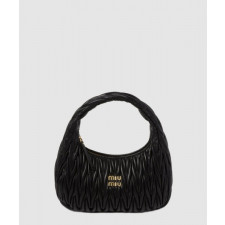 미우미우 완더 마테라쎄 나파 가죽 호보 백 5BC108