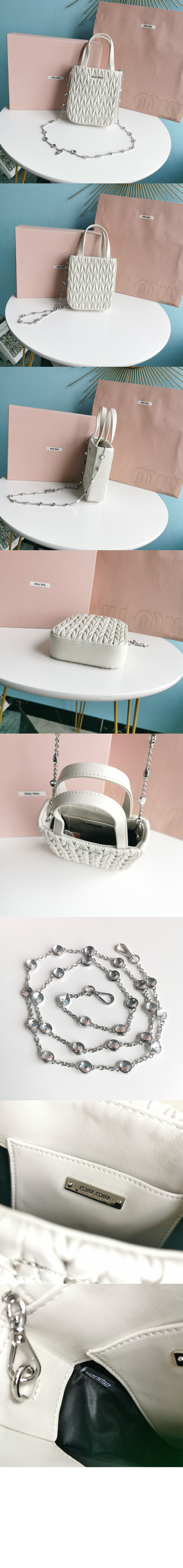 미우미우 마테라쎄 토트백 5BA220