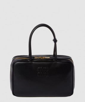 미우미우 레더 탑핸들백 5BB117