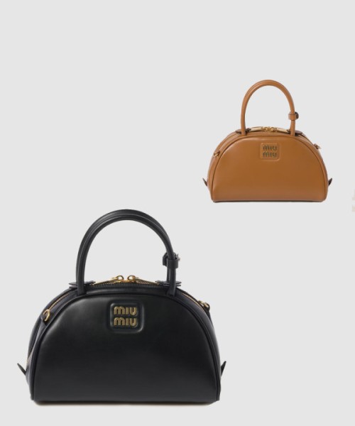 미우미우 가죽 탑 핸들백 5BB157