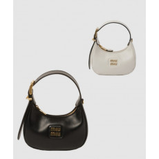 미우미우 가죽 호보백 5BP084