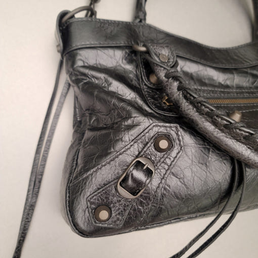 발렌시아가 르 시티 퍼스트 백 블랙