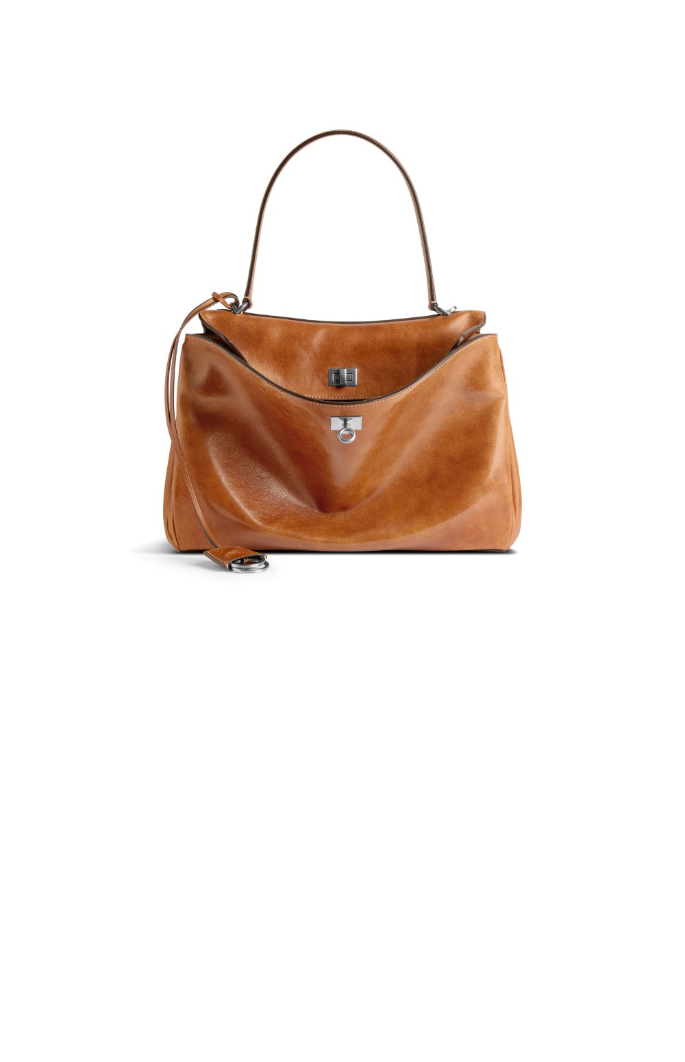 발렌시아가 로데오 미디엄 핸드백 탠 7897722