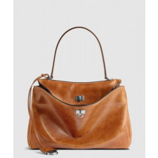 발렌시아가 로데오 미디엄 핸드백 탠 7897722