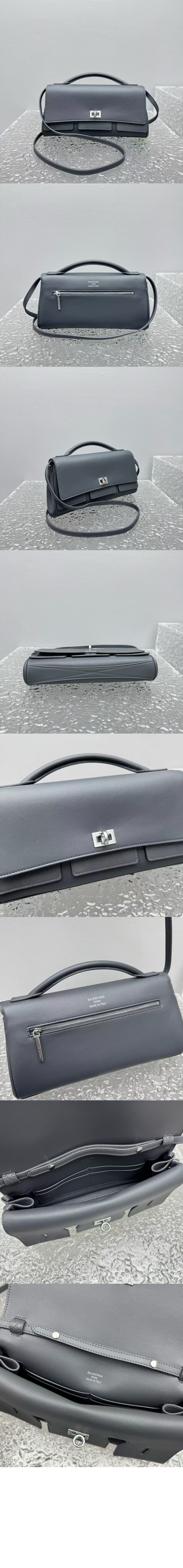 발렌시아가 벨 에어 스몰 클러치 온 스트랩 834943