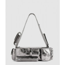 발렌시아가 수퍼비지 Xs 메탈라이즈드 슬링백 762516