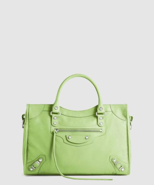 발렌시아가 르 시티 미디엄 백 옵틱 797786