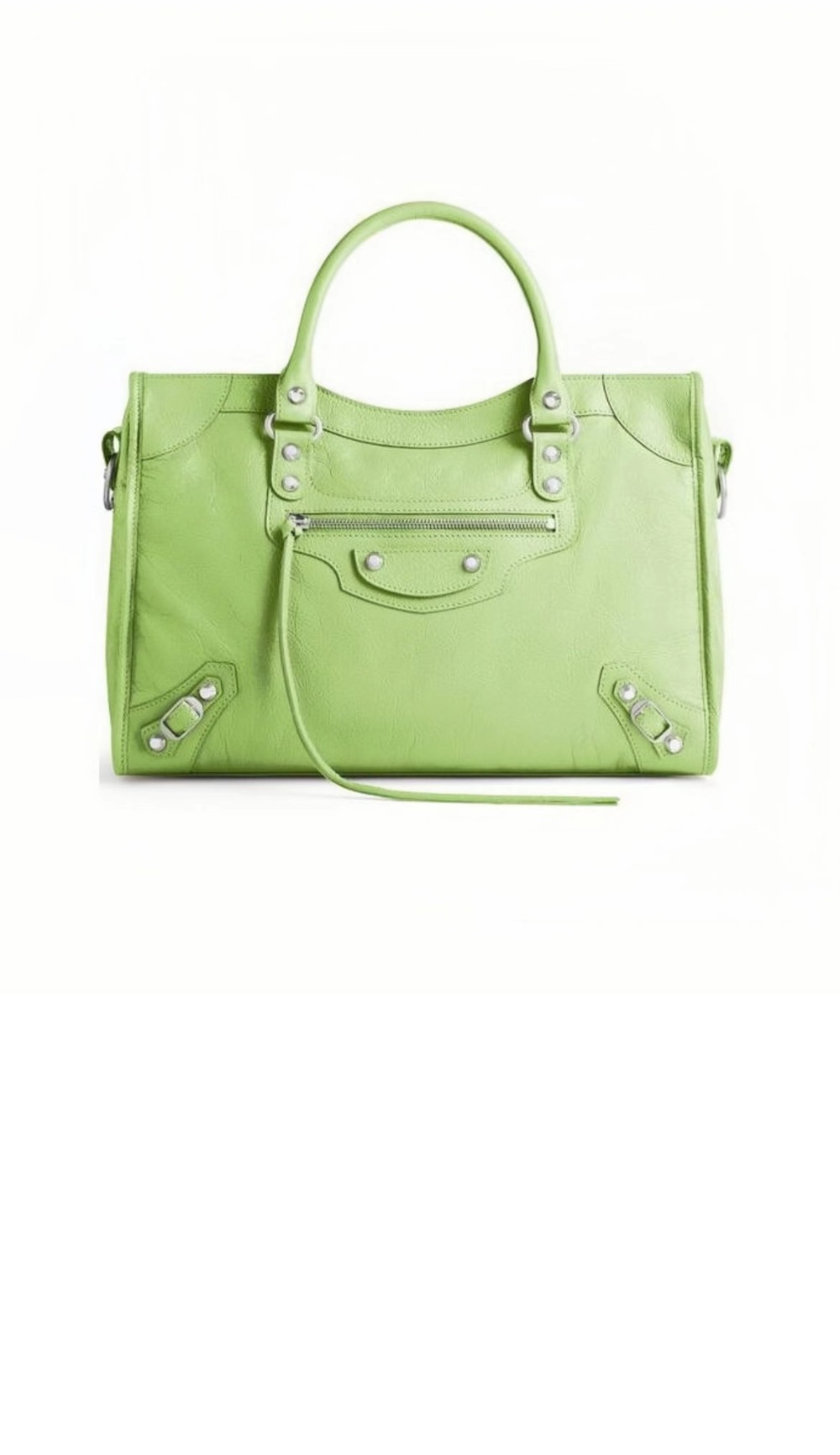 발렌시아가 르 시티 미디엄 백 옵틱 797786