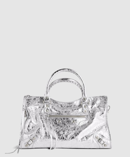 발렌시아가 르 시티 미디엄 메탈라이즈드백 797786