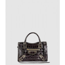 발렌시아가 메탈릭 엣지 미니 시티백 390160