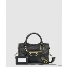 발렌시아가 메탈릭 시티백 샤이니 고트 미니 390160