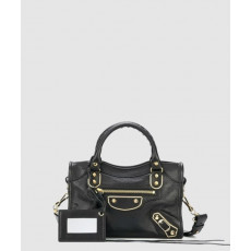 발렌시아가 메탈릭 시티백 샤이니 고트 미니 390160