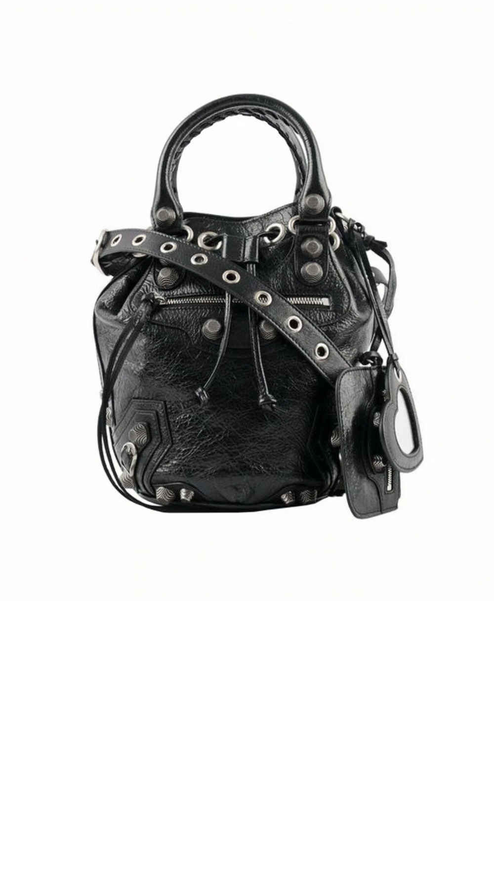 발렌시아가 라지 스트링 숄더백 716026