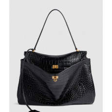 발렌시아가 로데오 라지 크로커다일 엠보싱 핸드백 789744