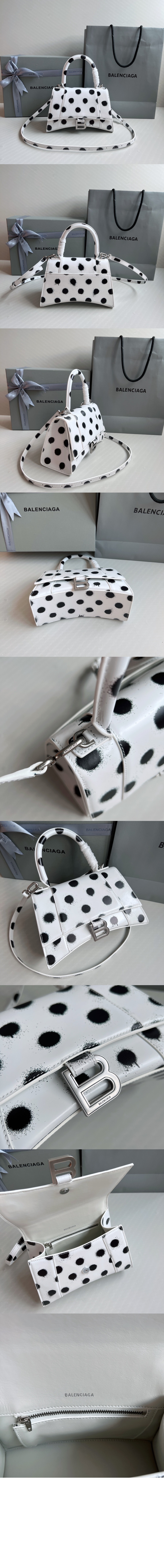 발렌시아가 모래시계 핸드백 593546