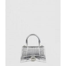 발렌시아가 아워글래스 XS 핸드백 실버 592833