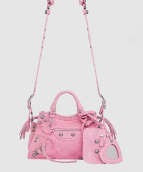 발렌시아가 워싱 데님 토트백 700940