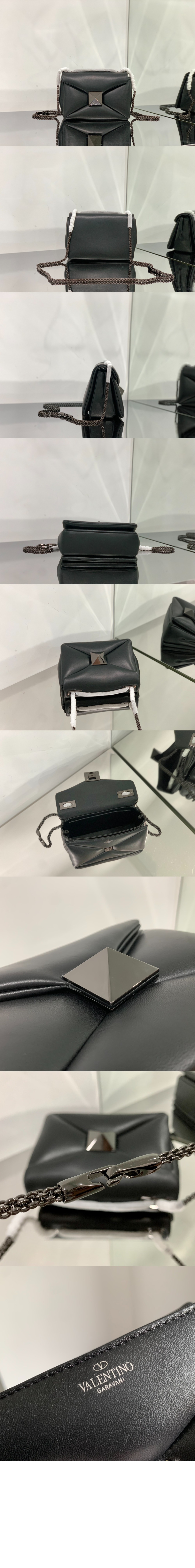 발렌티노 STUD 스몰 체인 스터드 쉽스킨백