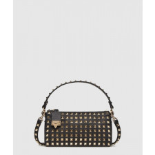 발렌티노 Rockstud 스몰 스터드 그레인드 카프스킨 크로스백