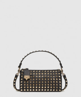 발렌티노 Rockstud 스몰 스터드 그레인드 카프스킨 크로스백