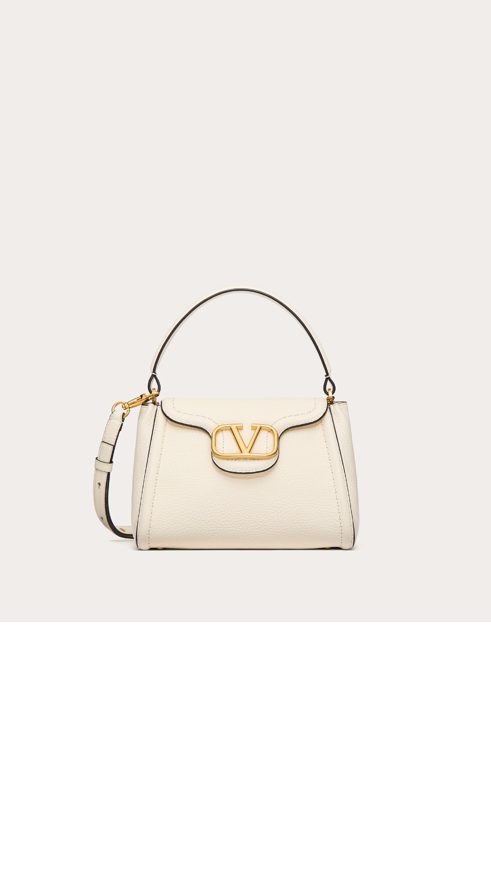 발렌티노 ALLTIME 스몰 그레인드 카프스킨백