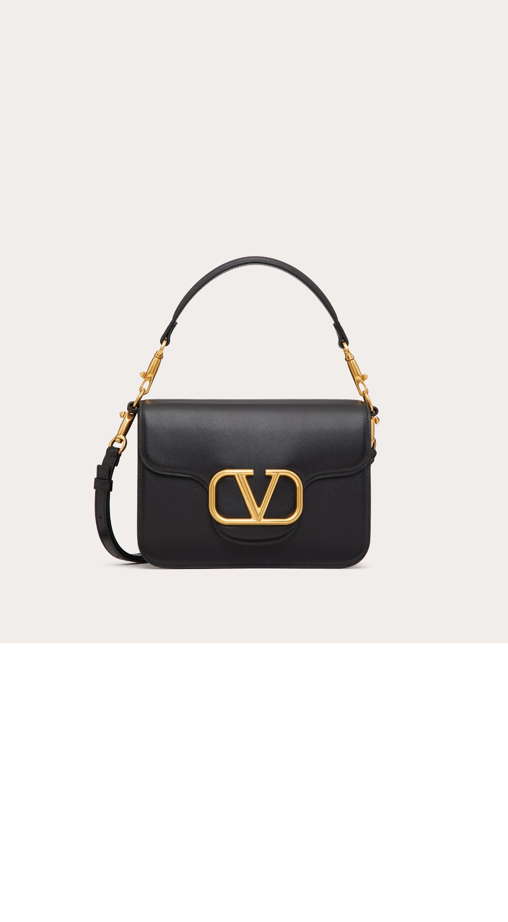 발렌티노 LOCÒ 송아지 가죽 핸드백