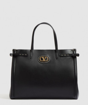 발렌티노 가라바니 앙티브 미디엄 카프스킨 쇼퍼백