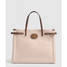 발렌티노 가라바니 앙티브 미디엄 캔버스 쇼퍼백