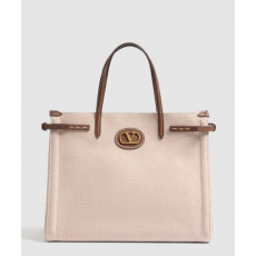 발렌티노 가라바니 앙티브 미디엄 캔버스 쇼퍼백