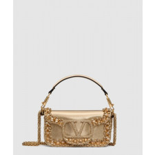 발렌티노 Locò 크리스털 장식 숄더백