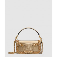 발렌티노 Locò 크리스털 장식 숄더백