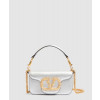 발렌티노 가라바니 로코 주얼 로고 장식 라미네이트 카프스킨 스몰 숄더백