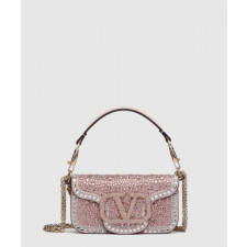 발렌티노 라인스톤 장식 스몰 발렌티노 가라바니 로코 숄더백