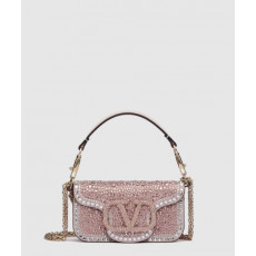 발렌티노 라인스톤 장식 스몰 발렌티노 가라바니 로코 숄더백