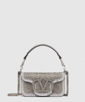 발렌티노 라인스톤 장식 스몰 발렌티노 가라바니 로코 숄더백