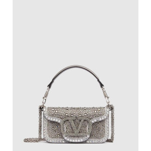 발렌티노 라인스톤 장식 스몰 발렌티노 가라바니 로코 숄더백
