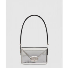 발렌티노 V 로고 플라크 레더 숄더백