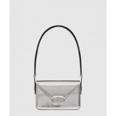 발렌티노 V 로고 플라크 레더 숄더백