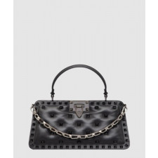 발렌티노 락스터드 가죽 핸드백