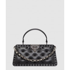 발렌티노 락스터드 가죽 핸드백