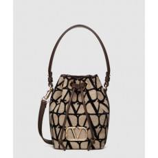 발렌티노 브이로고 미니 버킷백