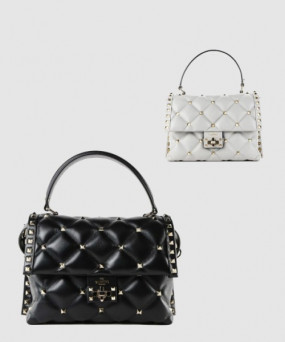 발렌티노 캔디스터드 탑핸들백