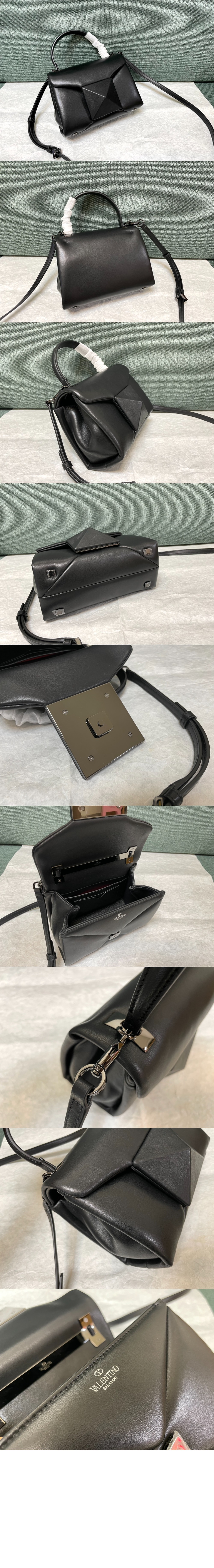 발렌티노 원 스터드 탑핸들백