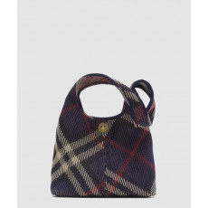 버버리 스몰 체크 니트 숄더백 81025311
