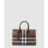 버버리 미디엄 체크 볼링백 80696621