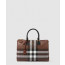 버버리 미디엄 체크 볼링백 80696621